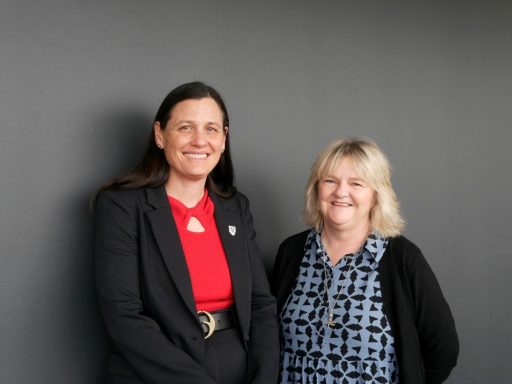 Louise and Bev, incoming CEO