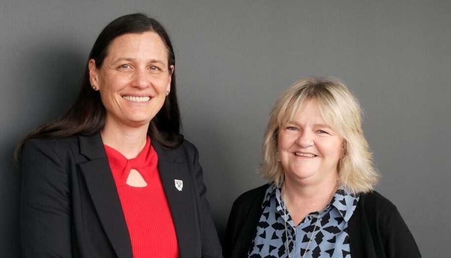 Louise and Bev, incoming CEO