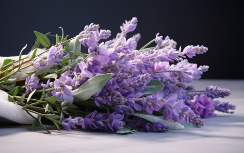 Purple posy