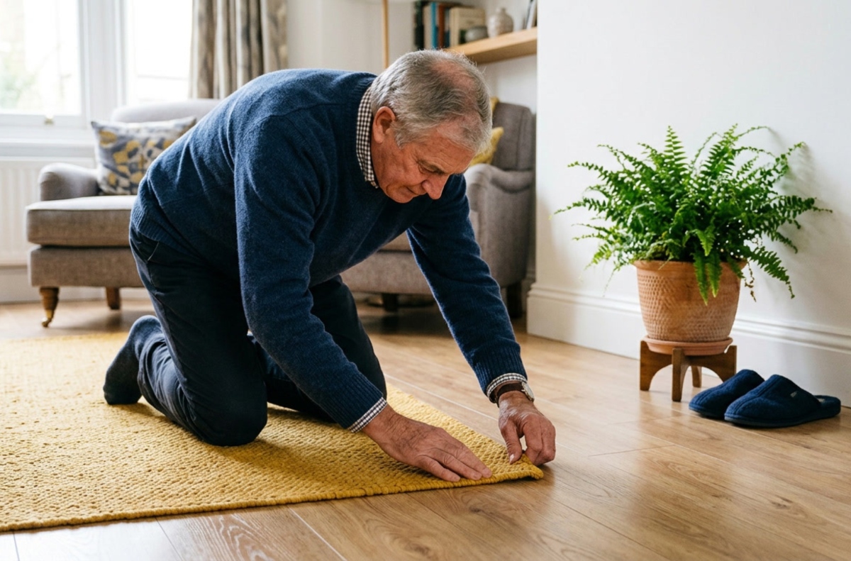 Remove hazards to stay on your feet